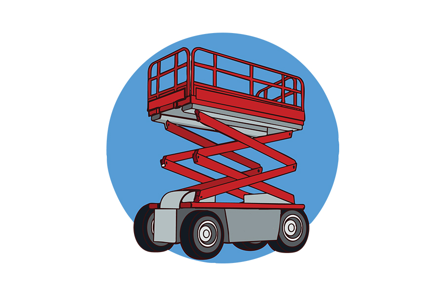 mews scissor lift training in wigan.