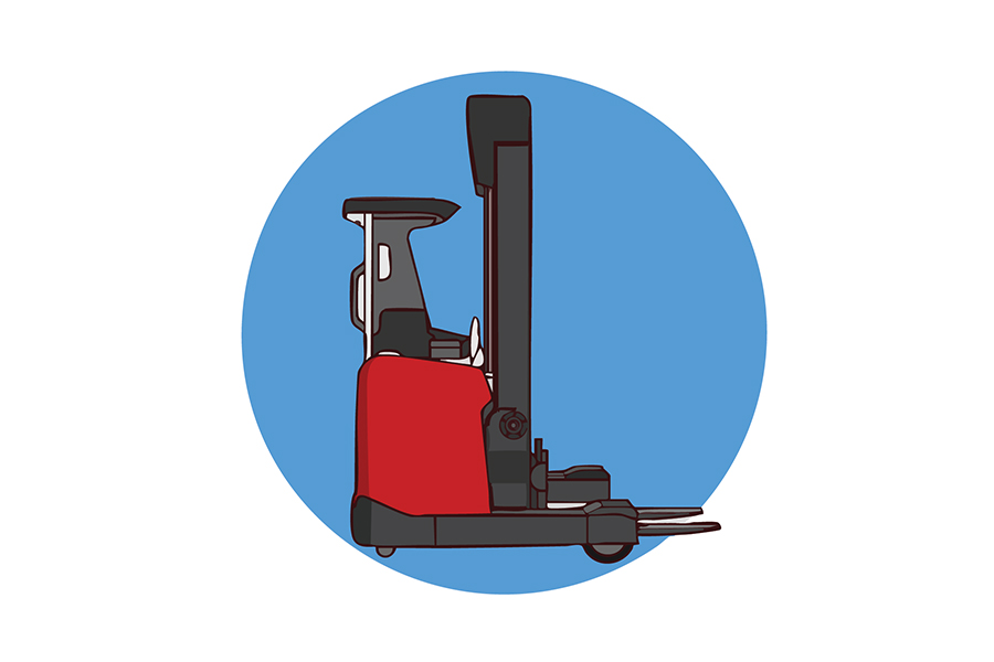 Reach forklift truck training in wigan. Northwest.